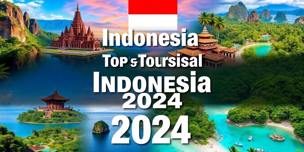 Kolase tempat wisata di Indonesia yang menarik.